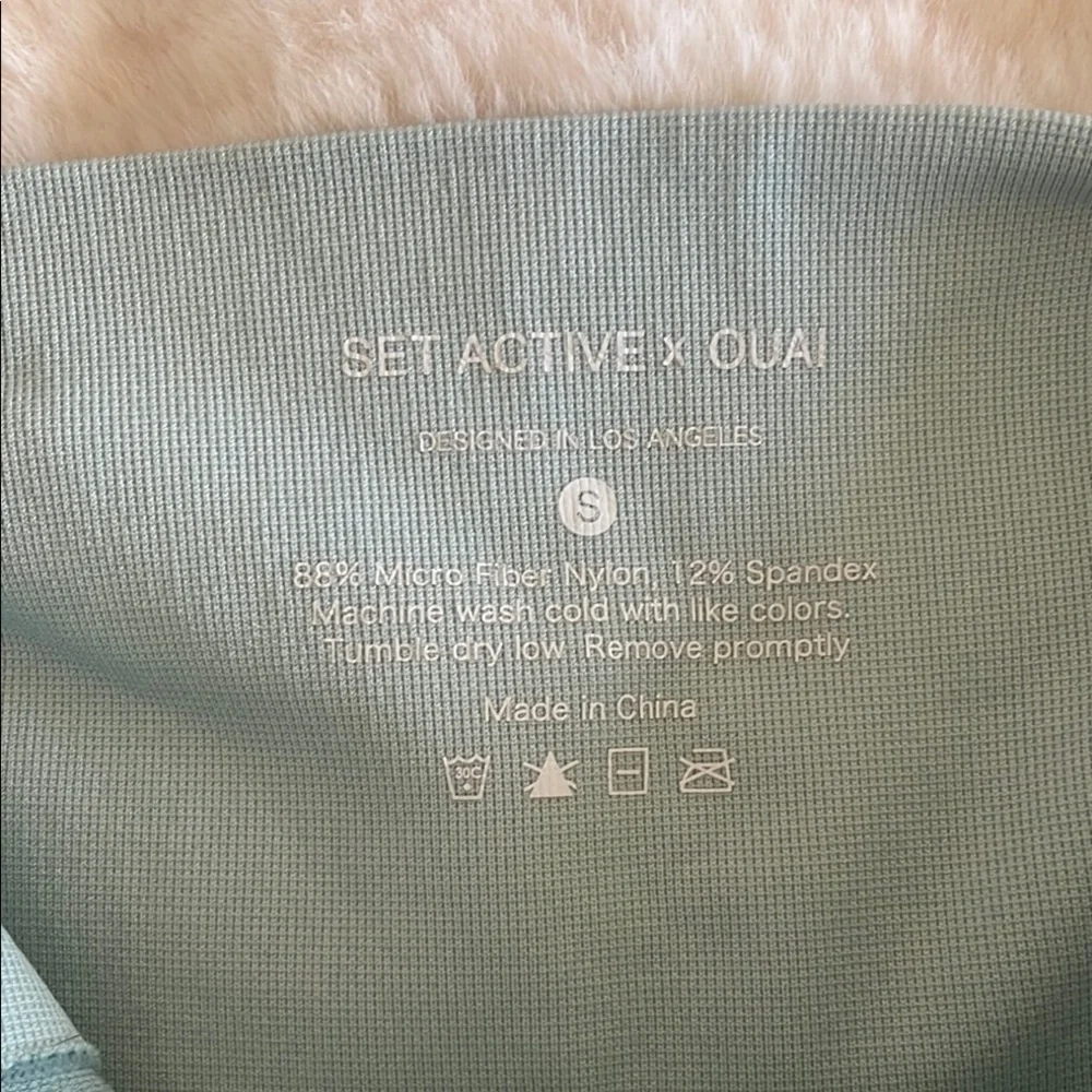 SET Active Sage Green Bike Shorts #120 - Picture 5 of 6